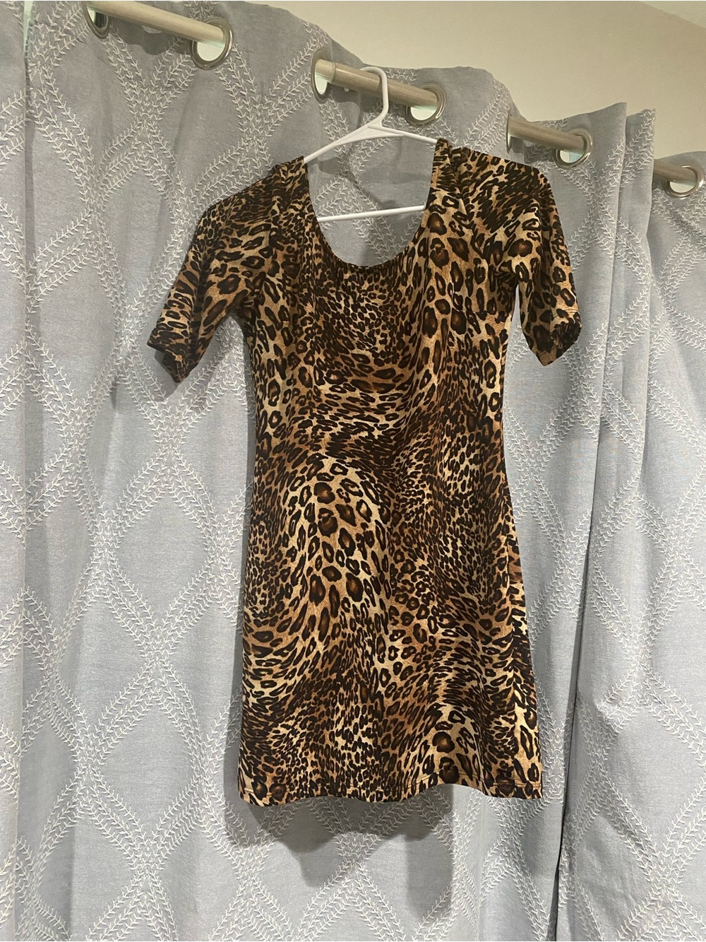 Love Culture Leopard Print Bodycon Dress - Brown/Tan